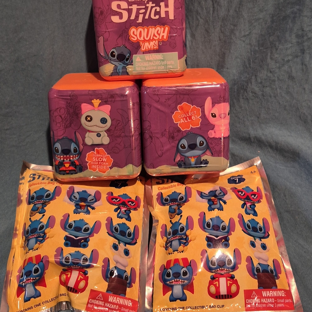 Stitch Squish Vms Collectible Set